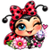 The Beaded Ladybug mascot